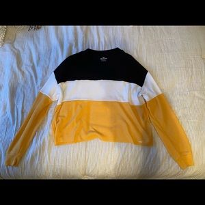 S Hollister Colorblock Waffle Shirt